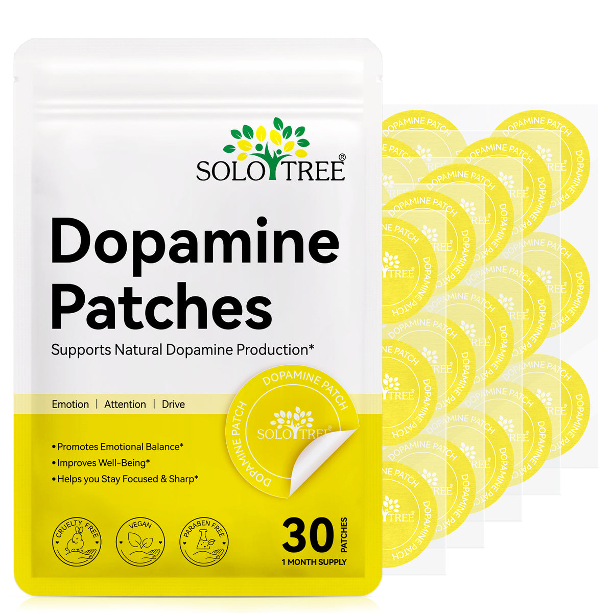 Dopamine Patches or Focus & Mood Patches